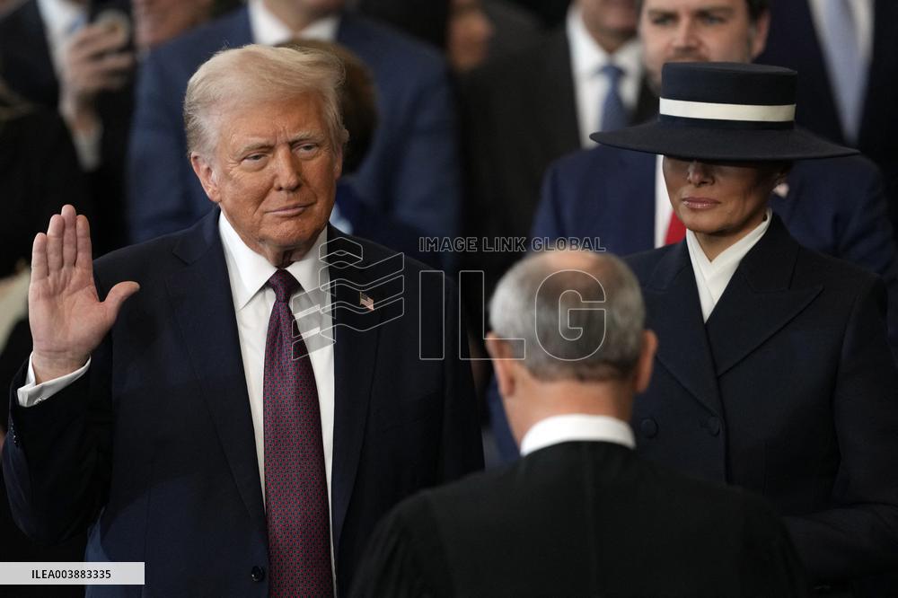 President Trump And VP JD Vance At Presidential Inauguration - USA
