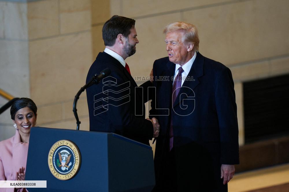 President Trump And VP JD Vance At Presidential Inauguration - USA
