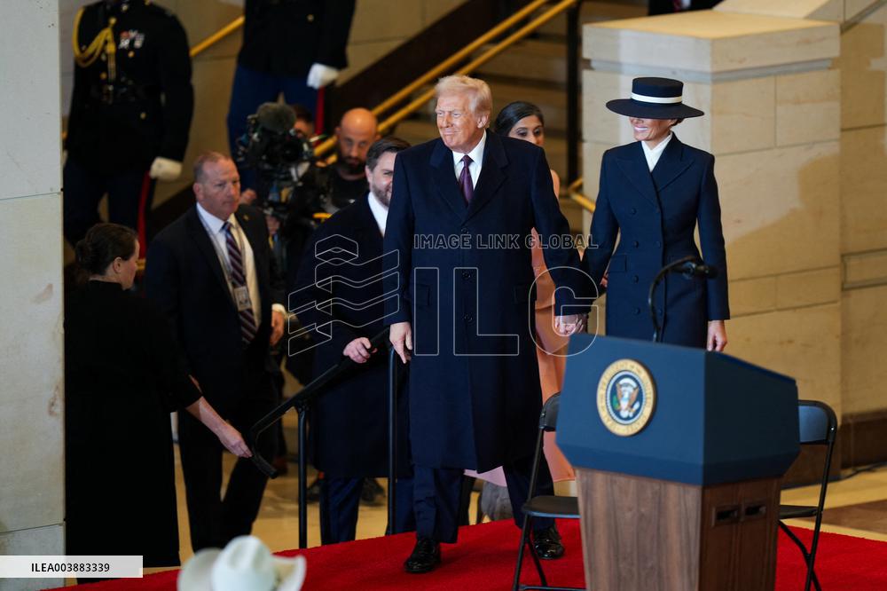 President Trump And VP JD Vance At Presidential Inauguration - USA