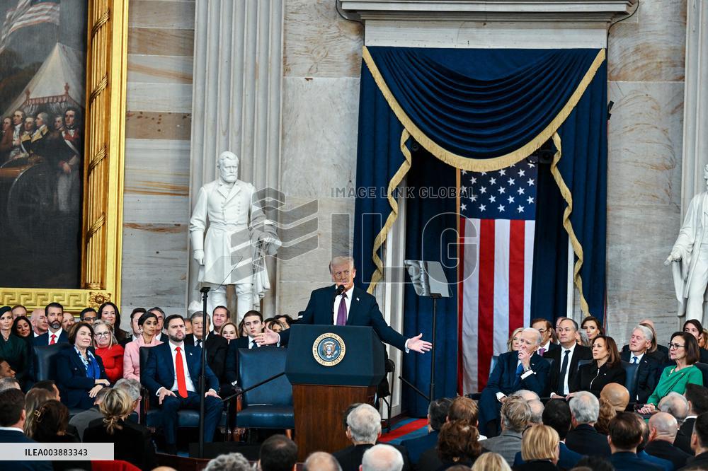 President Trump And VP JD Vance At Presidential Inauguration - USA