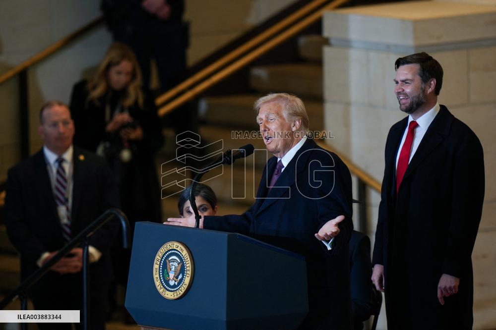 President Trump And VP JD Vance At Presidential Inauguration - USA