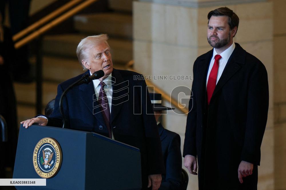 President Trump And VP JD Vance At Presidential Inauguration - USA