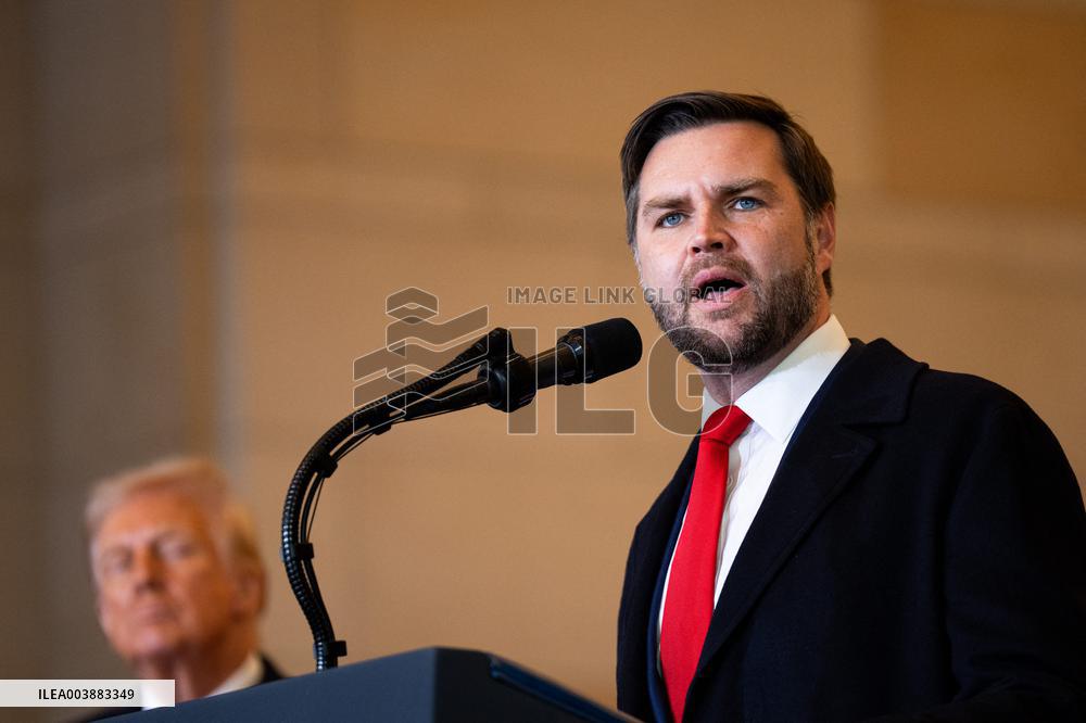 President Trump And VP JD Vance At Presidential Inauguration - USA
