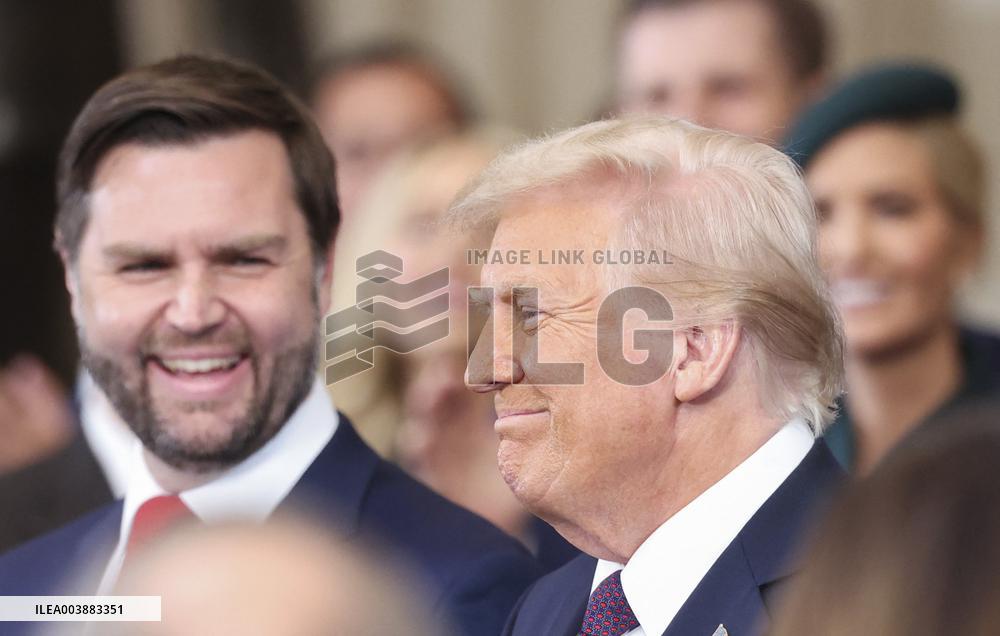 President Trump And VP JD Vance At Presidential Inauguration - USA
