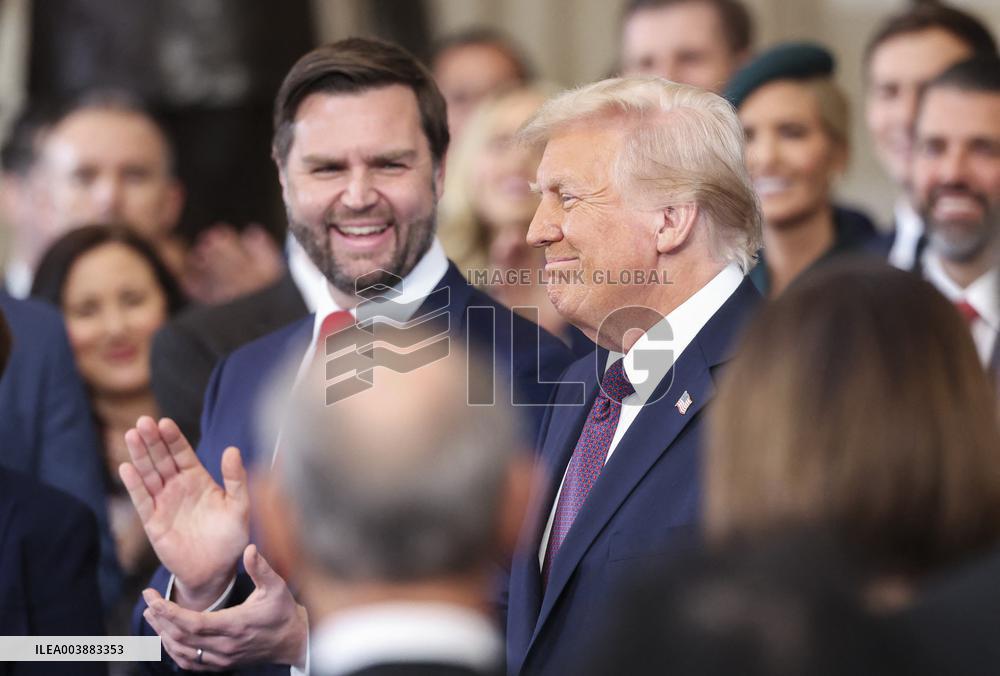 President Trump And VP JD Vance At Presidential Inauguration - USA