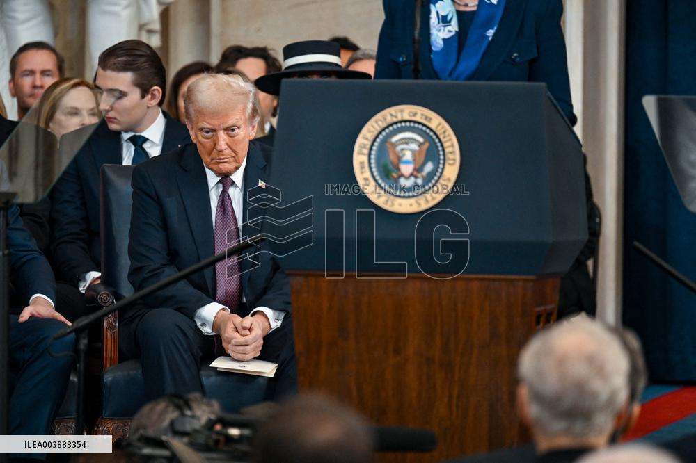 President Trump And VP JD Vance At Presidential Inauguration - USA