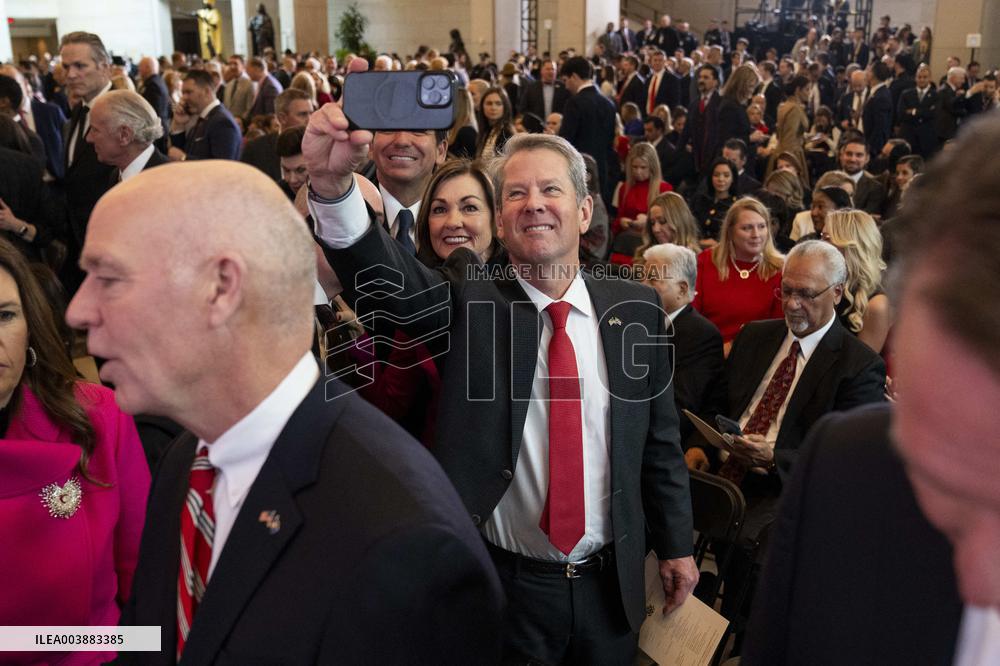 Guests At Donald Trump Presidential Inauguration - USA