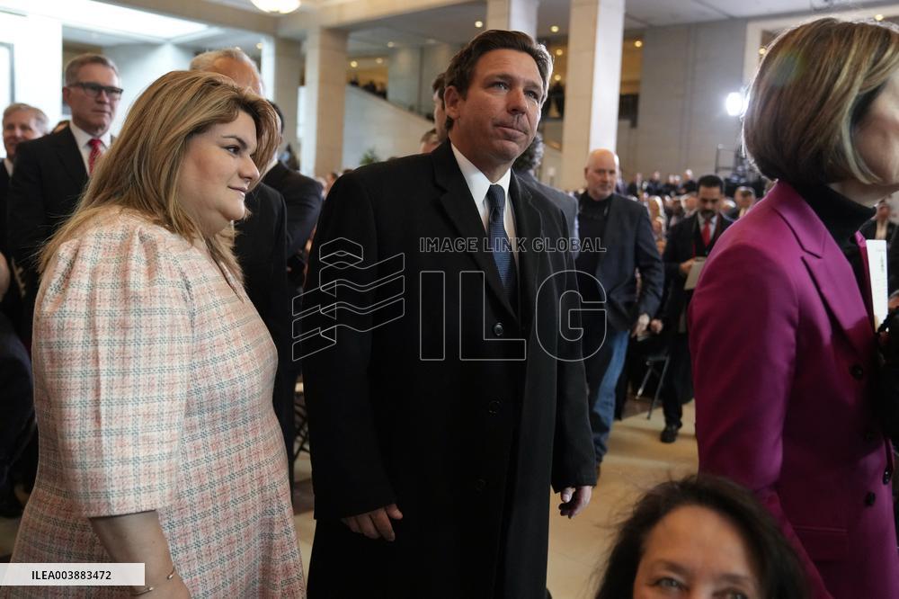 Guests At Donald Trump Presidential Inauguration - USA