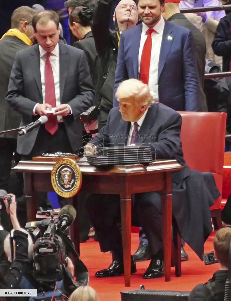 Inauguration of U.S. President Trump