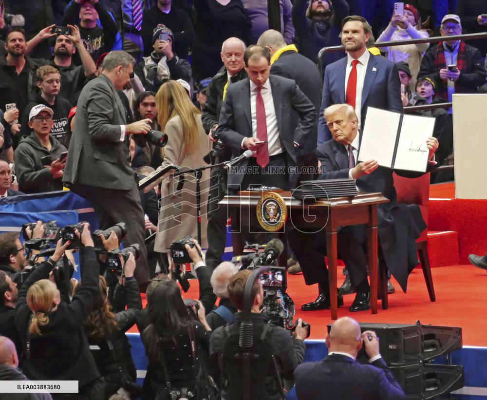 Inauguration of U.S. President Trump
