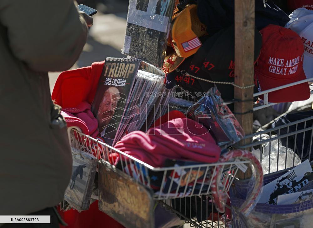 Trump goods on sale on inauguration day