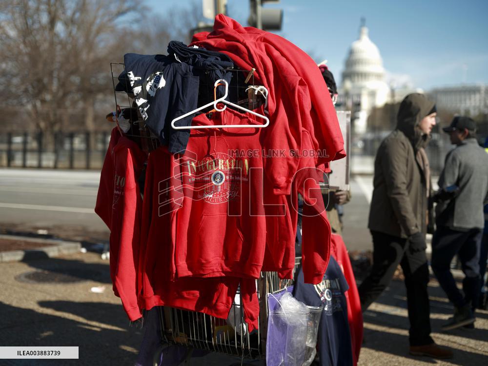 Trump goods on sale on inauguration day