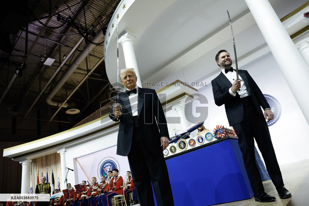 Newly-Sworn In President Donald Trump Attends Inaugural Balls
