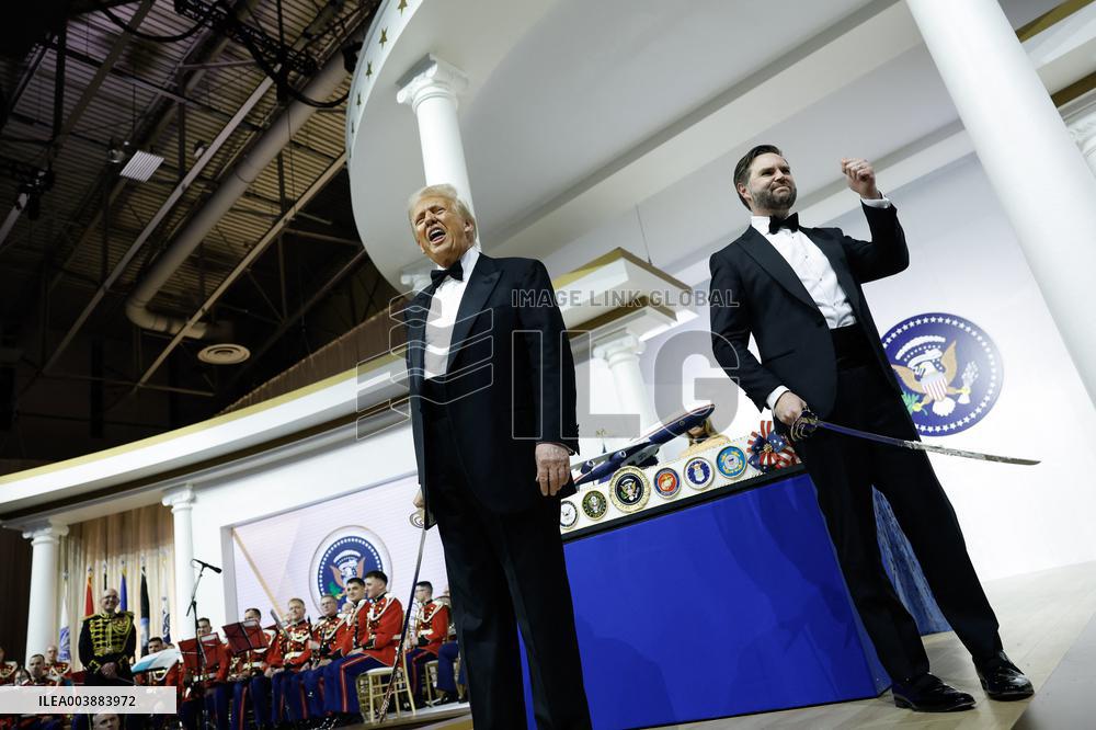 Newly-Sworn In President Donald Trump Attends Inaugural Balls