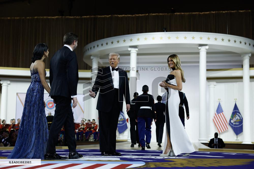 Newly-Sworn In President Donald Trump Attends Inaugural Balls