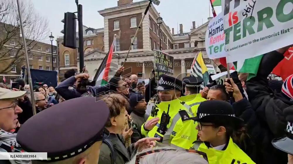 UK: Police Arrest Over 70 At Pro-Palestinian Rally In Central London 6