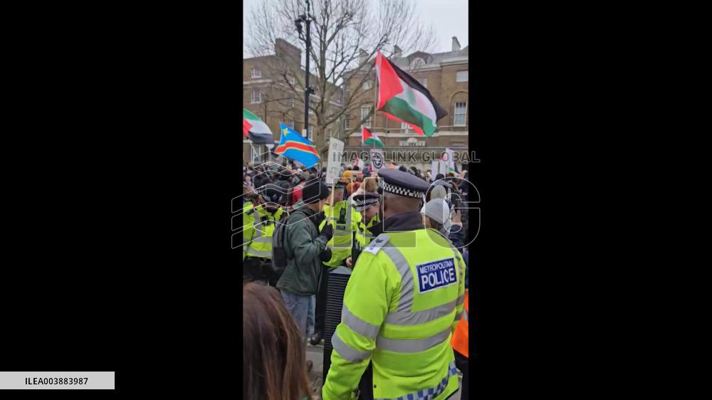 UK: Police Arrest Over 70 At Pro-Palestinian Rally In Central London 5