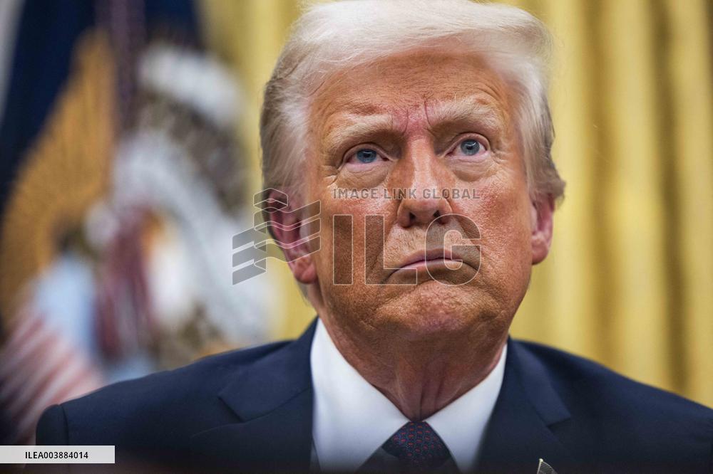 President Trump Numerous Executive Orders On The First Day Of His Presidency - DC