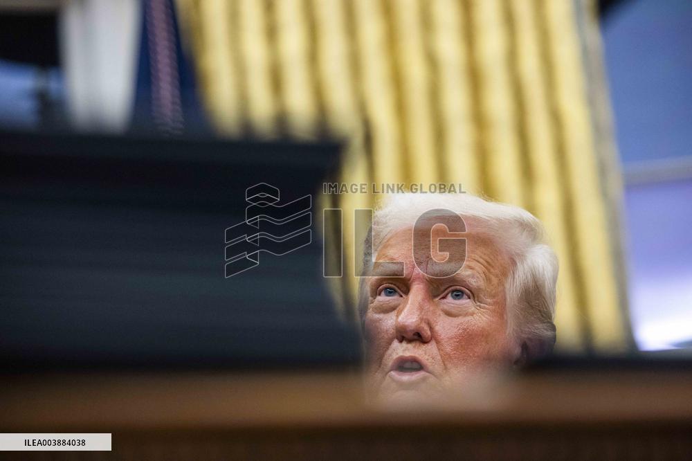 President Trump Numerous Executive Orders On The First Day Of His Presidency - DC