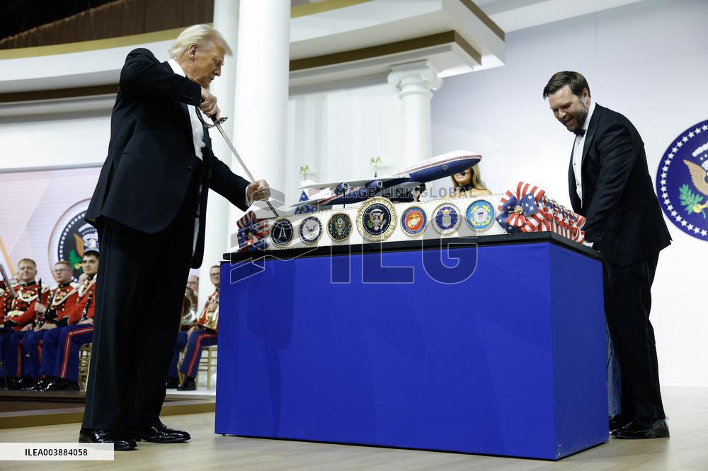 Newly-Sworn In President Trump Attends Inaugural Balls - DC