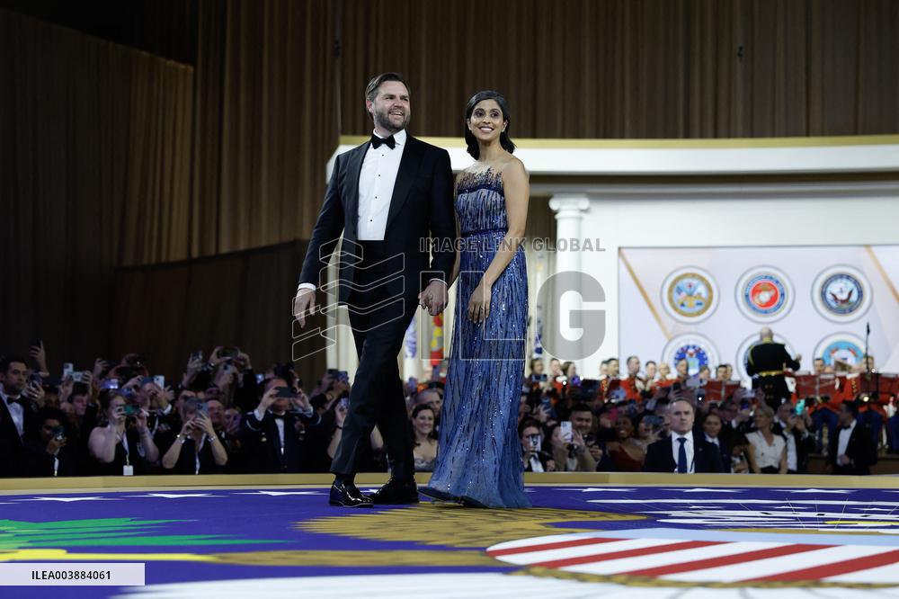 Newly-Sworn In President Trump Attends Inaugural Balls - DC