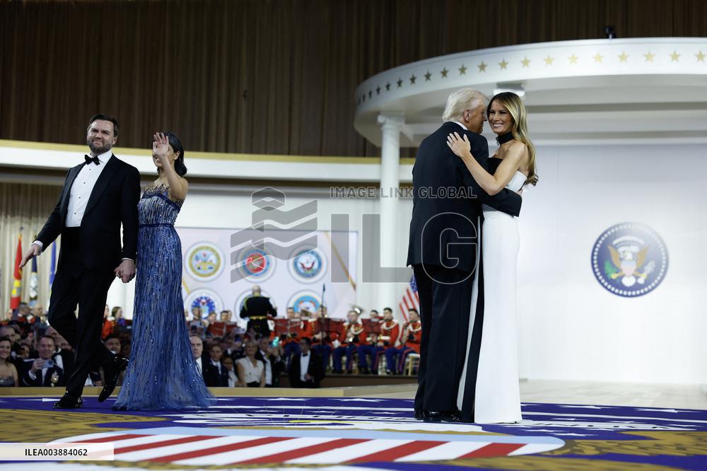 Newly-Sworn In President Trump Attends Inaugural Balls - DC