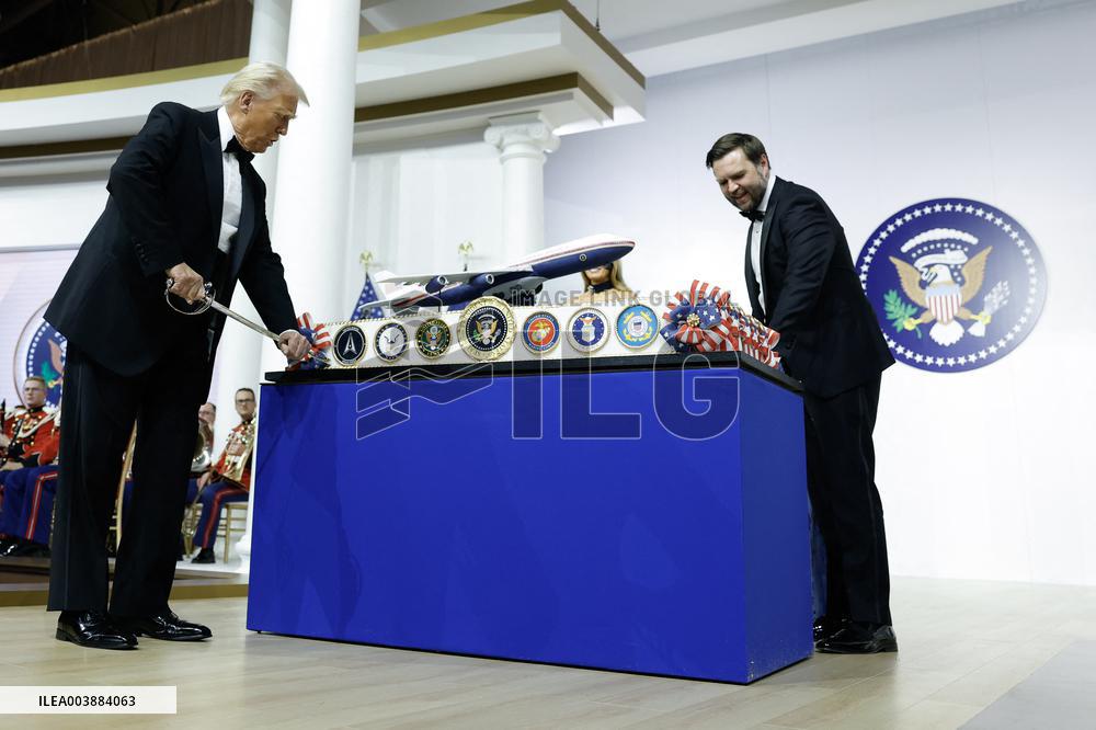 Newly-Sworn In President Trump Attends Inaugural Balls - DC