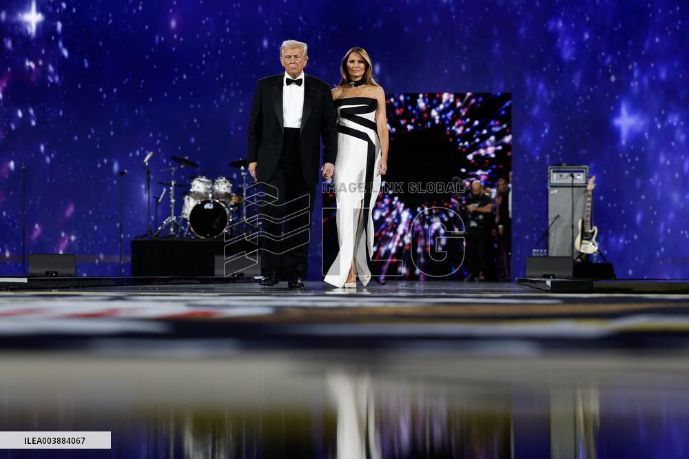 Newly-Sworn In President Donald Trump Attends Inaugural Balls