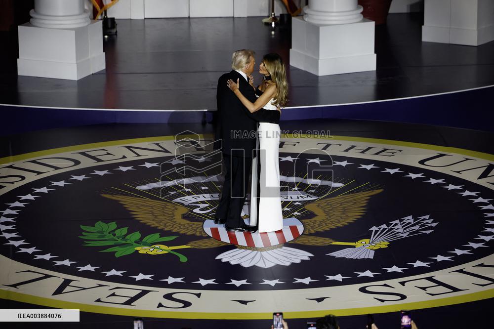 Newly-Sworn In President Donald Trump Attends Inaugural Balls