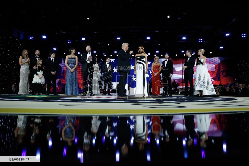 Newly-Sworn In President Donald Trump Attends Inaugural Balls