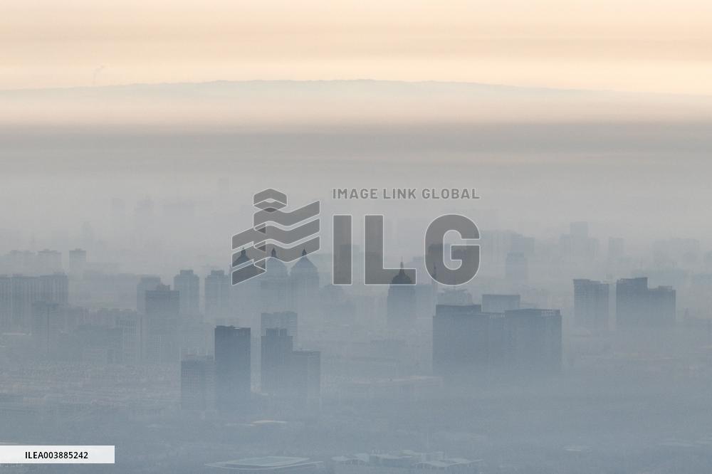 Morning Fog Sceneiry in Yinchuan
