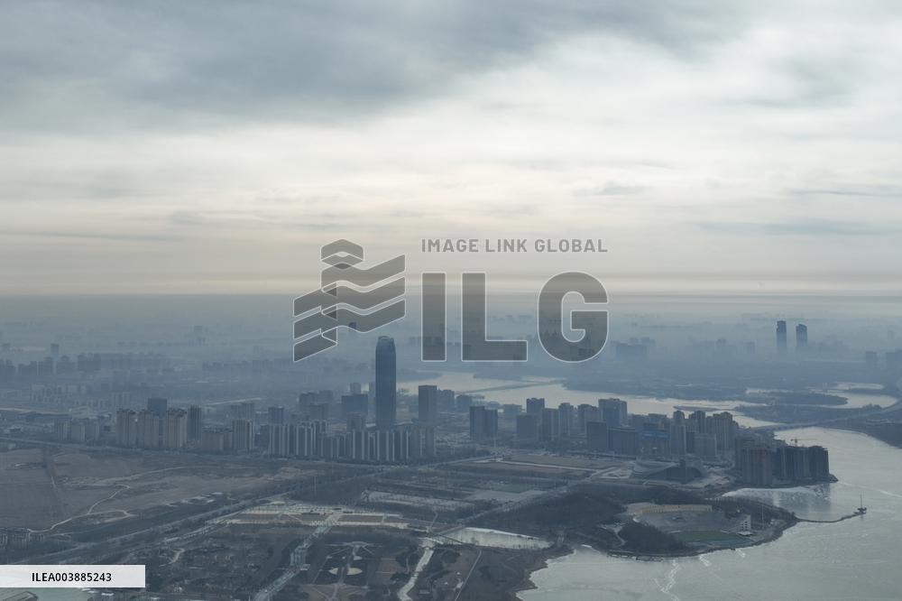 Morning Fog Sceneiry in Yinchuan