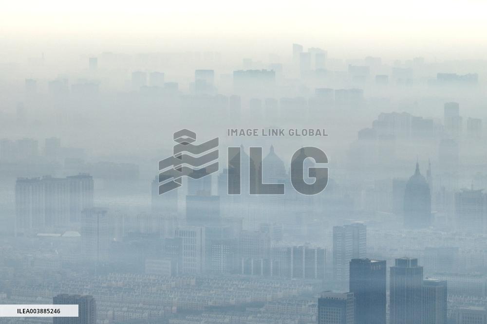 Morning Fog Sceneiry in Yinchuan