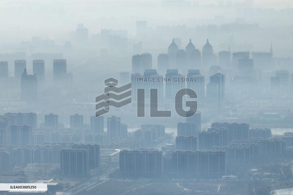 Morning Fog Sceneiry in Yinchuan