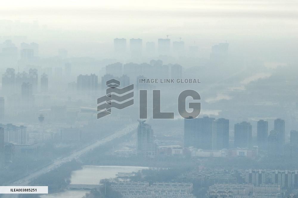 Morning Fog Sceneiry in Yinchuan