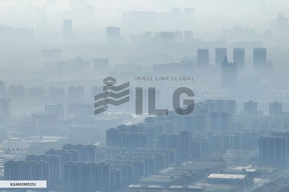 Morning Fog Sceneiry in Yinchuan