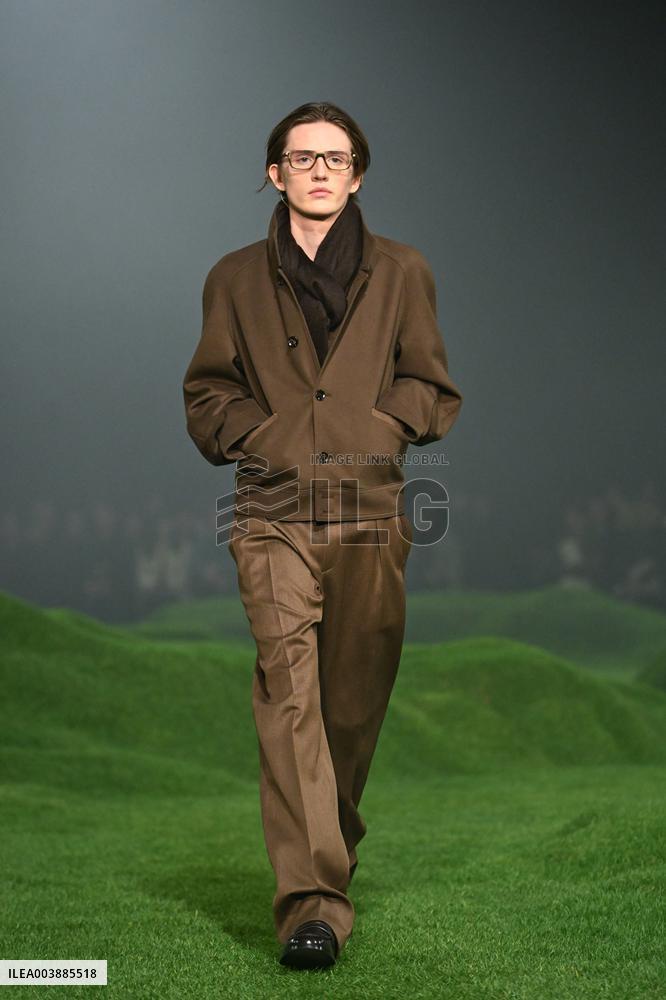 Milan, Milan Men's Fashion Week: Fall/Winter 2025 - Zegna Fashion Show - Catwalk