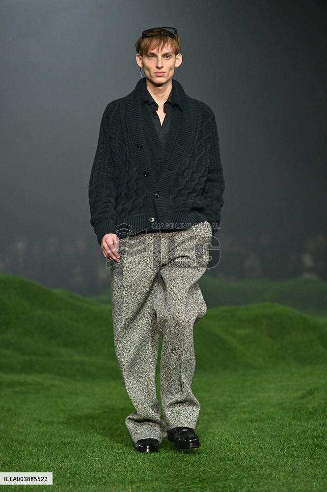 Milan, Milan Men's Fashion Week: Fall/Winter 2025 - Zegna Fashion Show - Catwalk