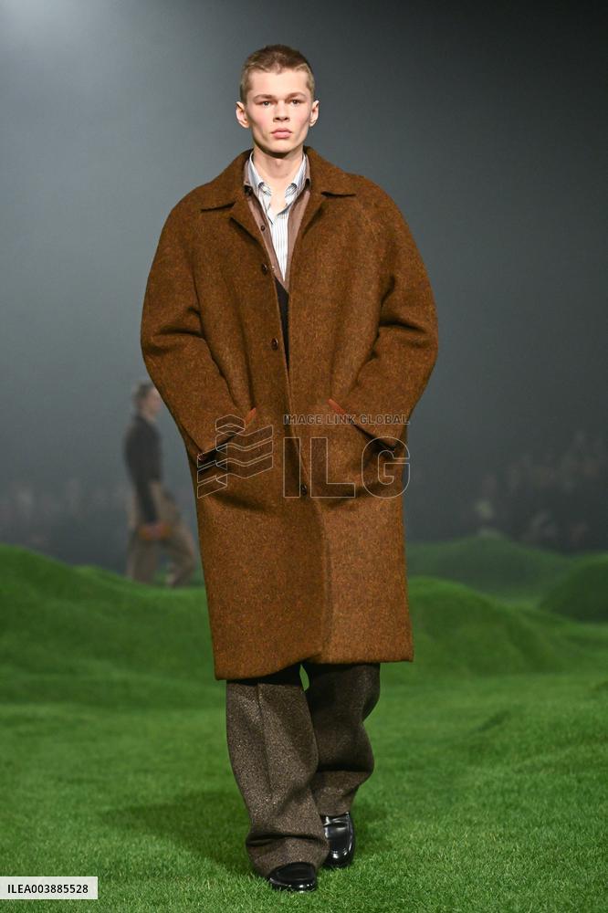 Milan, Milan Men's Fashion Week: Fall/Winter 2025 - Zegna Fashion Show - Catwalk