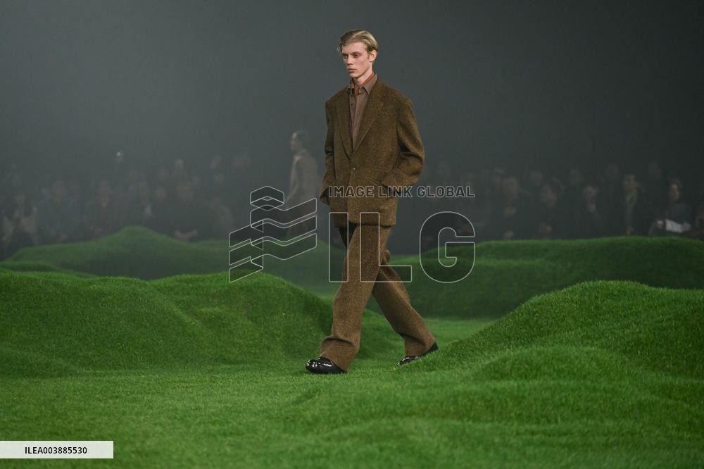 Milan, Milan Men's Fashion Week: Fall/Winter 2025 - Zegna Fashion Show - Catwalk