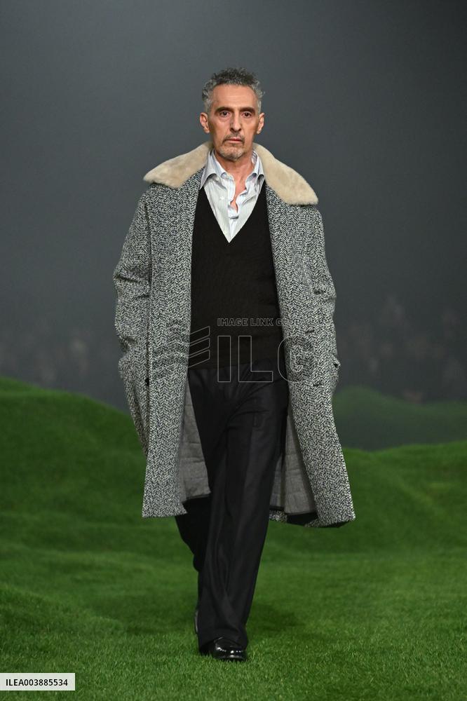 Milan, Milan Men's Fashion Week: Fall/Winter 2025 - Zegna Fashion Show - Catwalk