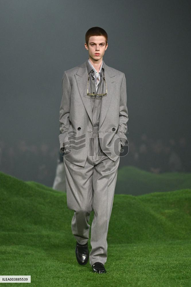 Milan, Milan Men's Fashion Week: Fall/Winter 2025 - Zegna Fashion Show - Catwalk