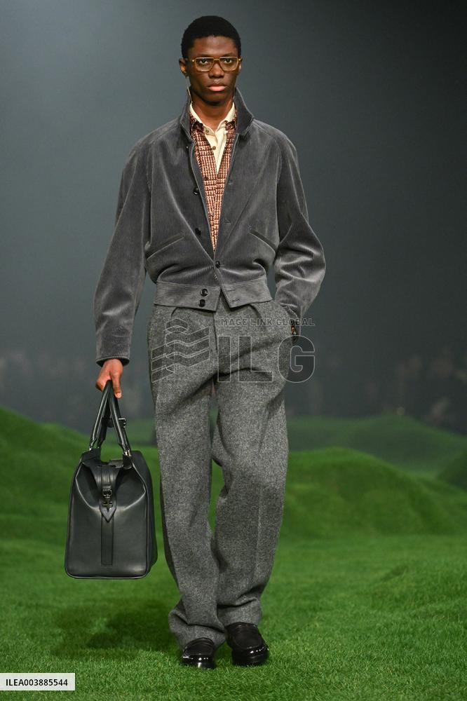 Milan, Milan Men's Fashion Week: Fall/Winter 2025 - Zegna Fashion Show - Catwalk