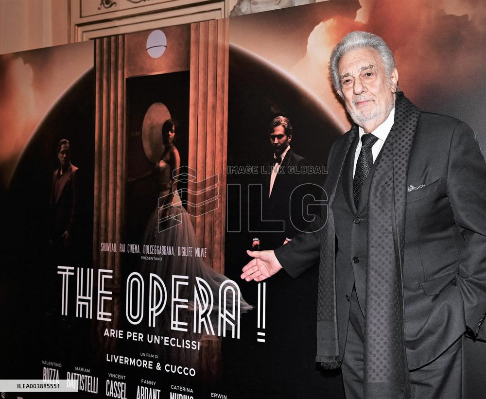 Milan,Italy Placido Domingo THE OPERA! photocall