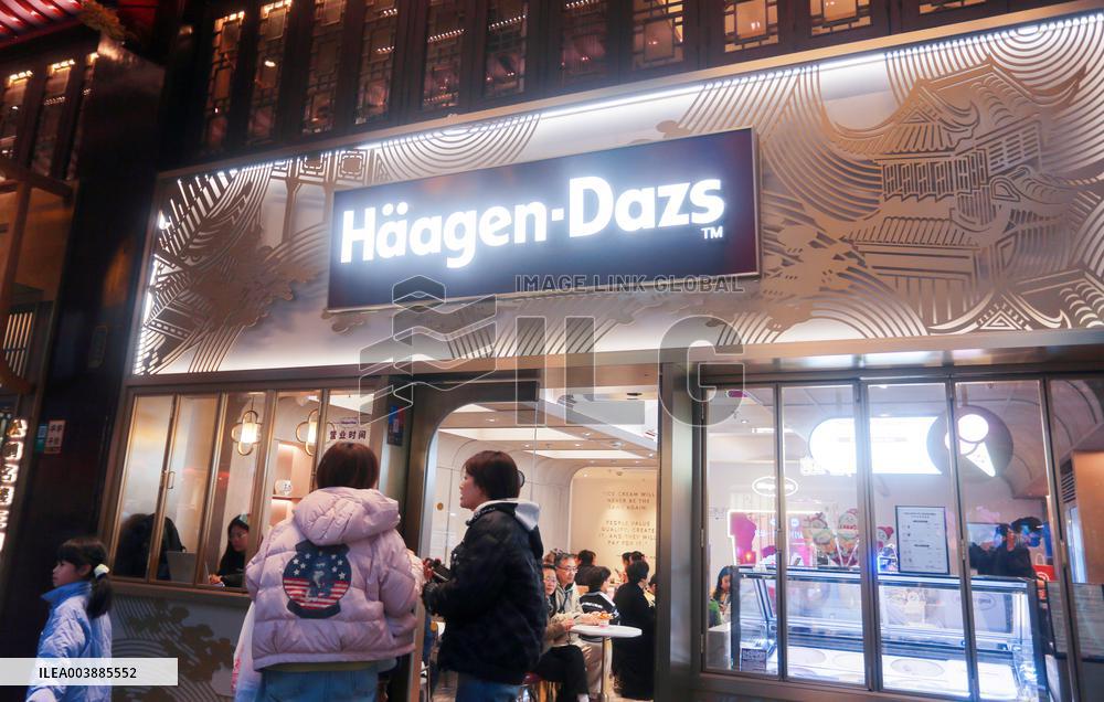 Haagen-Dazs Stores Decrease in China