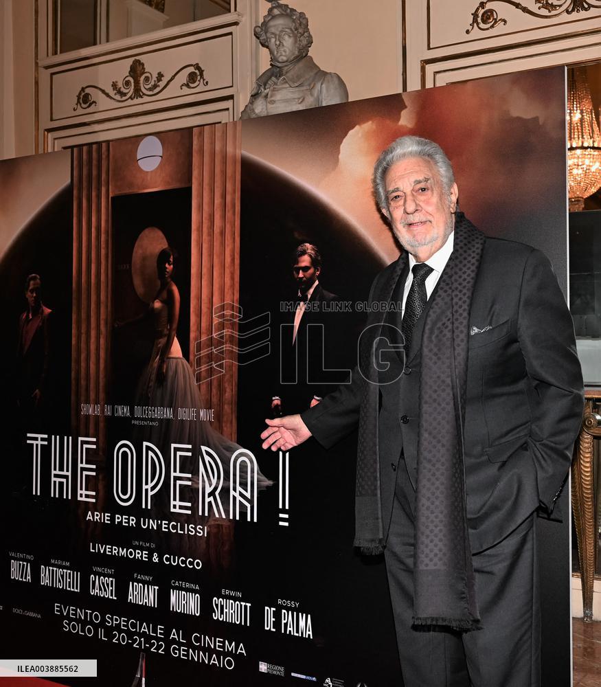Milan,Italy Placido Domingo THE OPERA! photocall