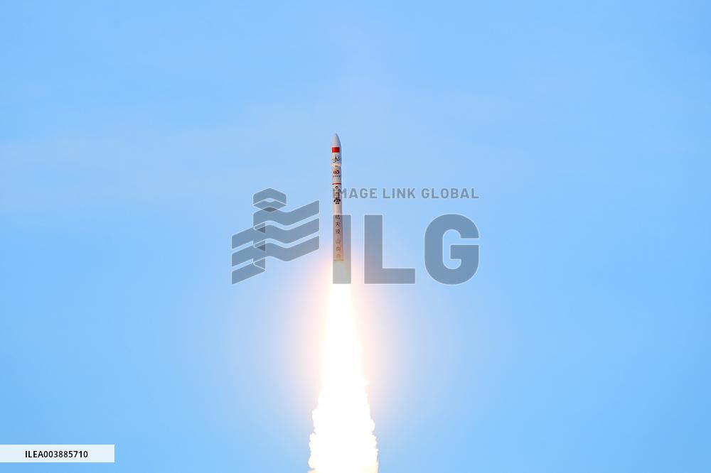 CERES-1 Rocket Launches Five Satellites - China