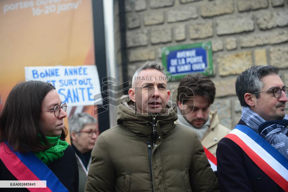 Rally Against The Replacement Of The Bichat And Beaujon Hospitals - Paris