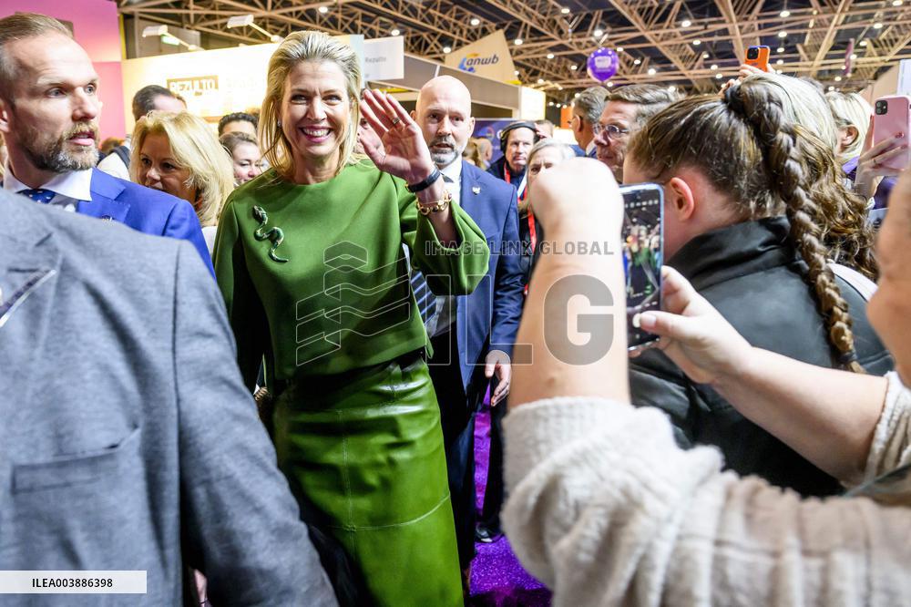 Queen Maxima Opens The National Education Exhibition - Utrecht