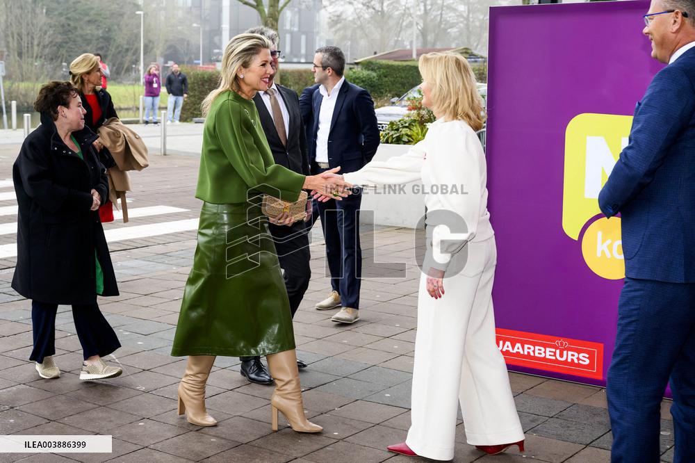 Queen Maxima Opens The National Education Exhibition - Utrecht